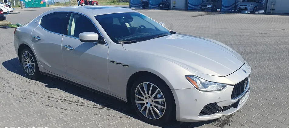 maserati dolnośląskie Maserati Ghibli cena 89000 przebieg: 177000, rok produkcji 2014 z Wrocław